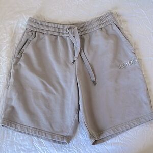 Michael Kors shorts 100% cotton gray color